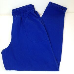 SJB Sport Pants Active Performance Blue Athletic Size Large Elastic Waist